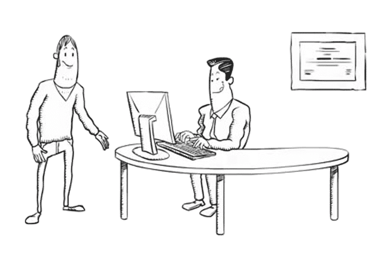 O processo de segurar um risco