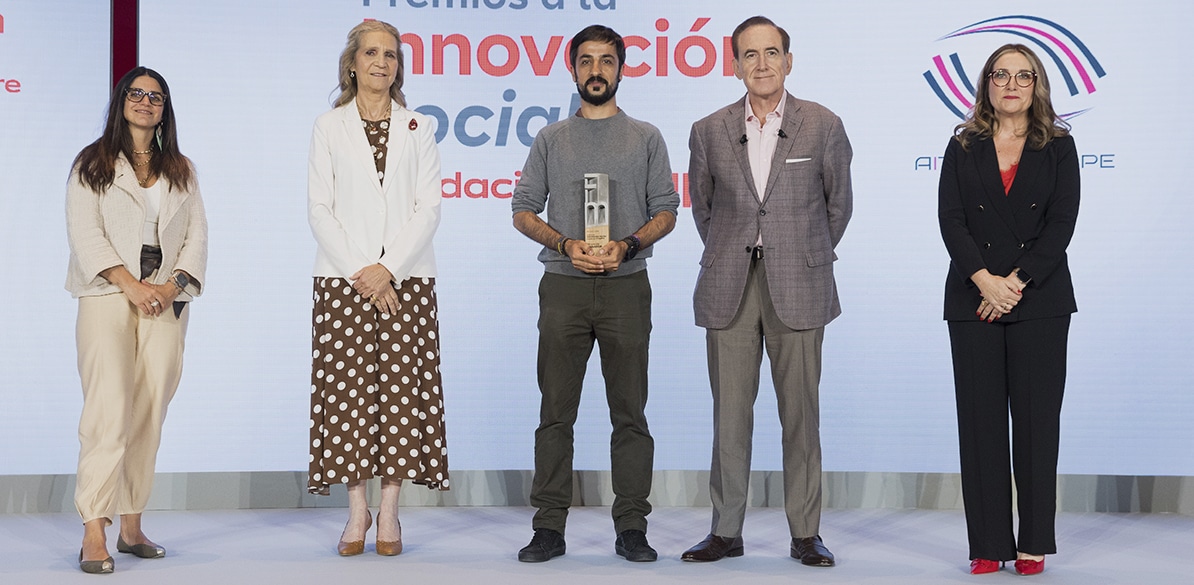 Prêmios de Inovação Social Fundación Mapfre Vencedor e representantes da 9ª edição dos Prêmios de Inovação Social Fundación Mapfre